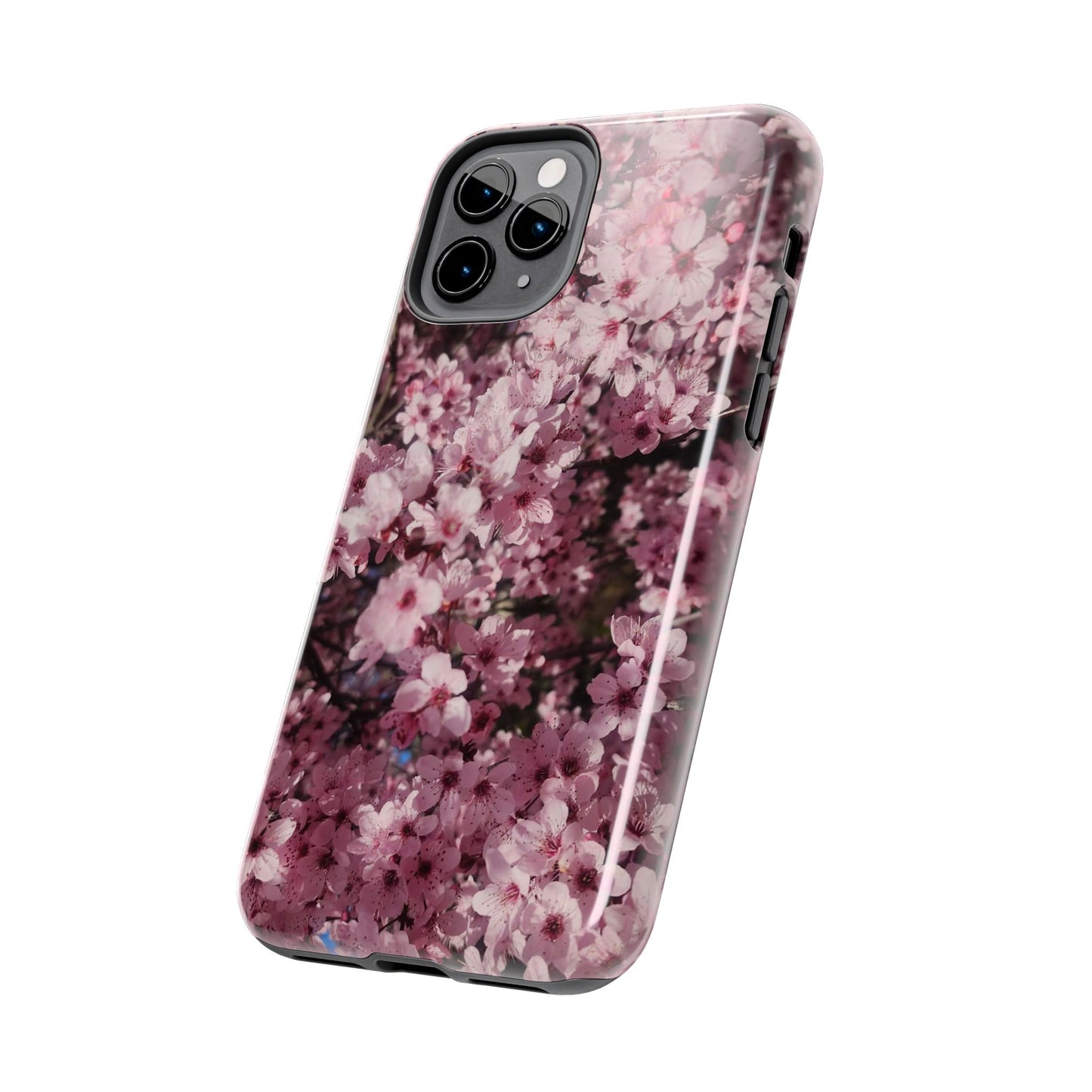 Cherry Blossom Tough Phone Case – Pink Floral Protective Phone Cover
