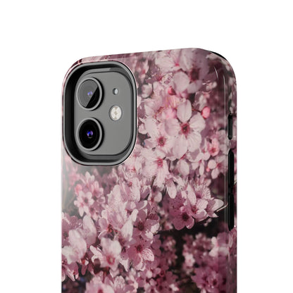 Cherry Blossom Tough Phone Case – Pink Floral Protective Phone Cover