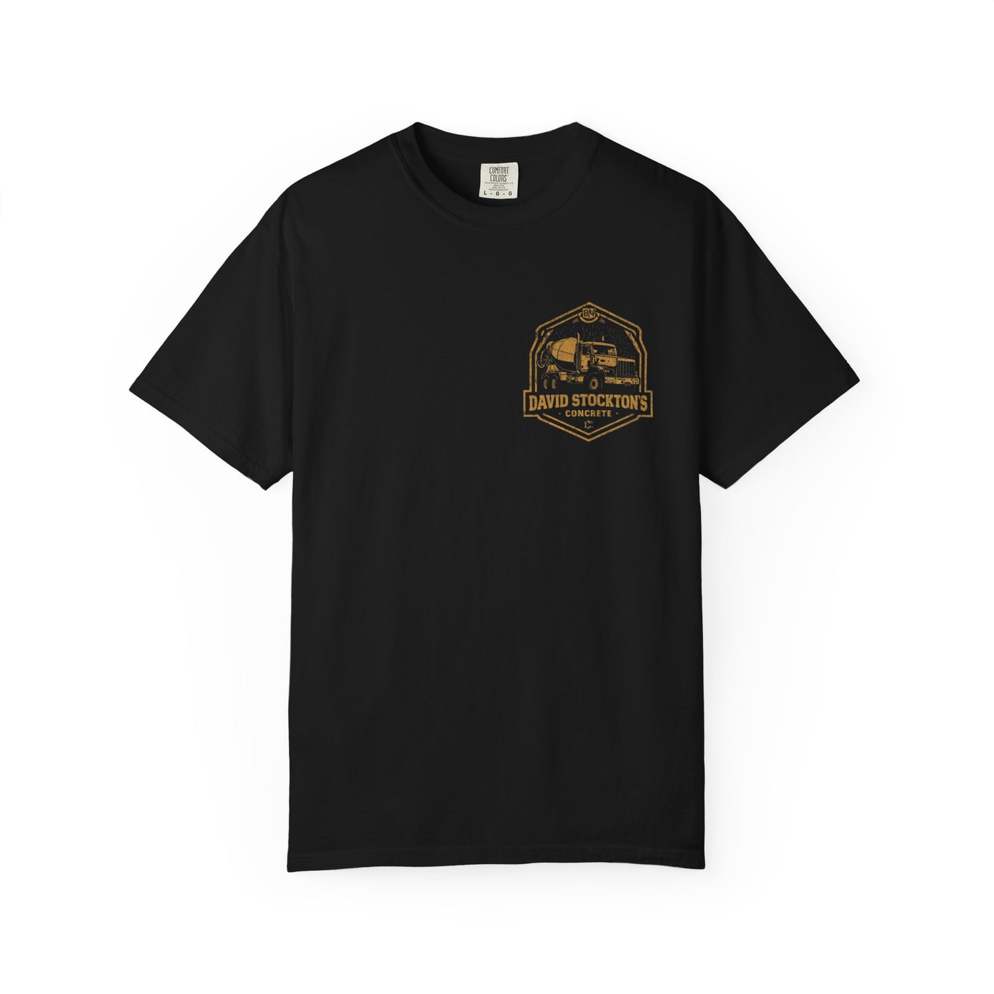 Concrete Company T-Shirt — David Stockton's Concrete Logo Work Tee