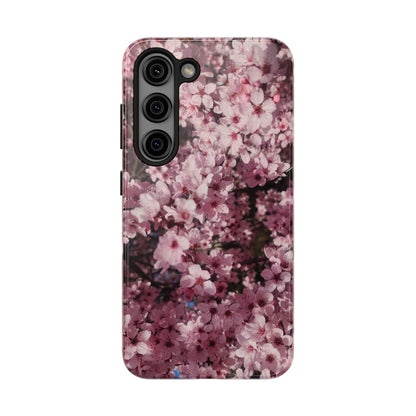 Cherry Blossom Tough Phone Case – Pink Floral Protective Phone Cover