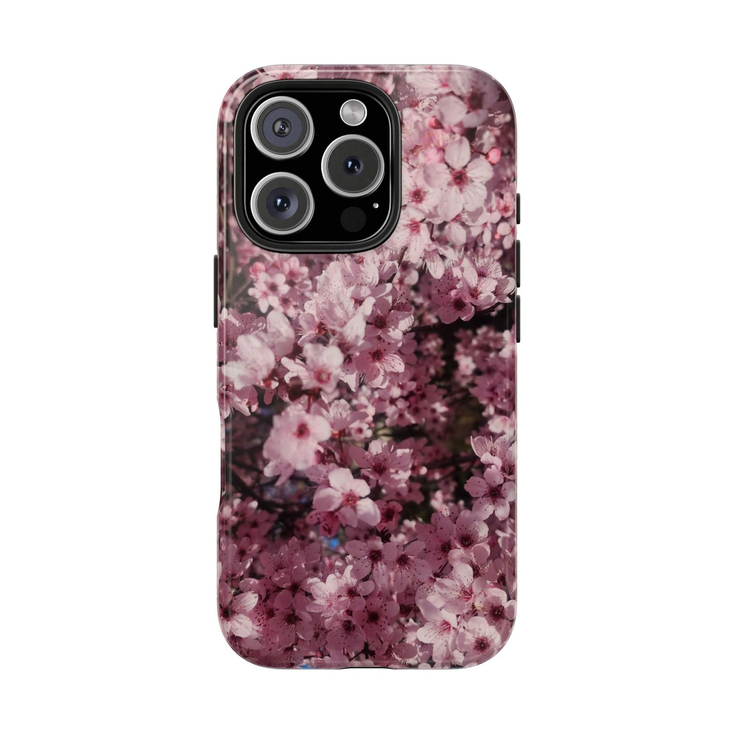 Cherry Blossom Tough Phone Case – Pink Floral Protective Phone Cover