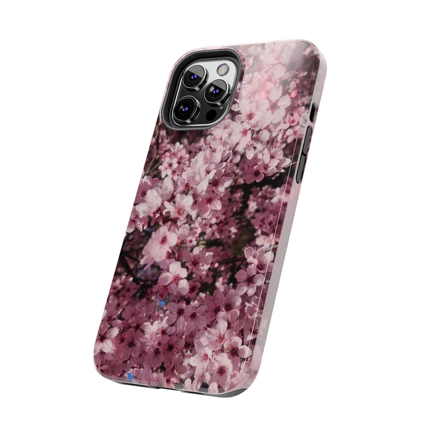 Cherry Blossom Tough Phone Case – Pink Floral Protective Phone Cover