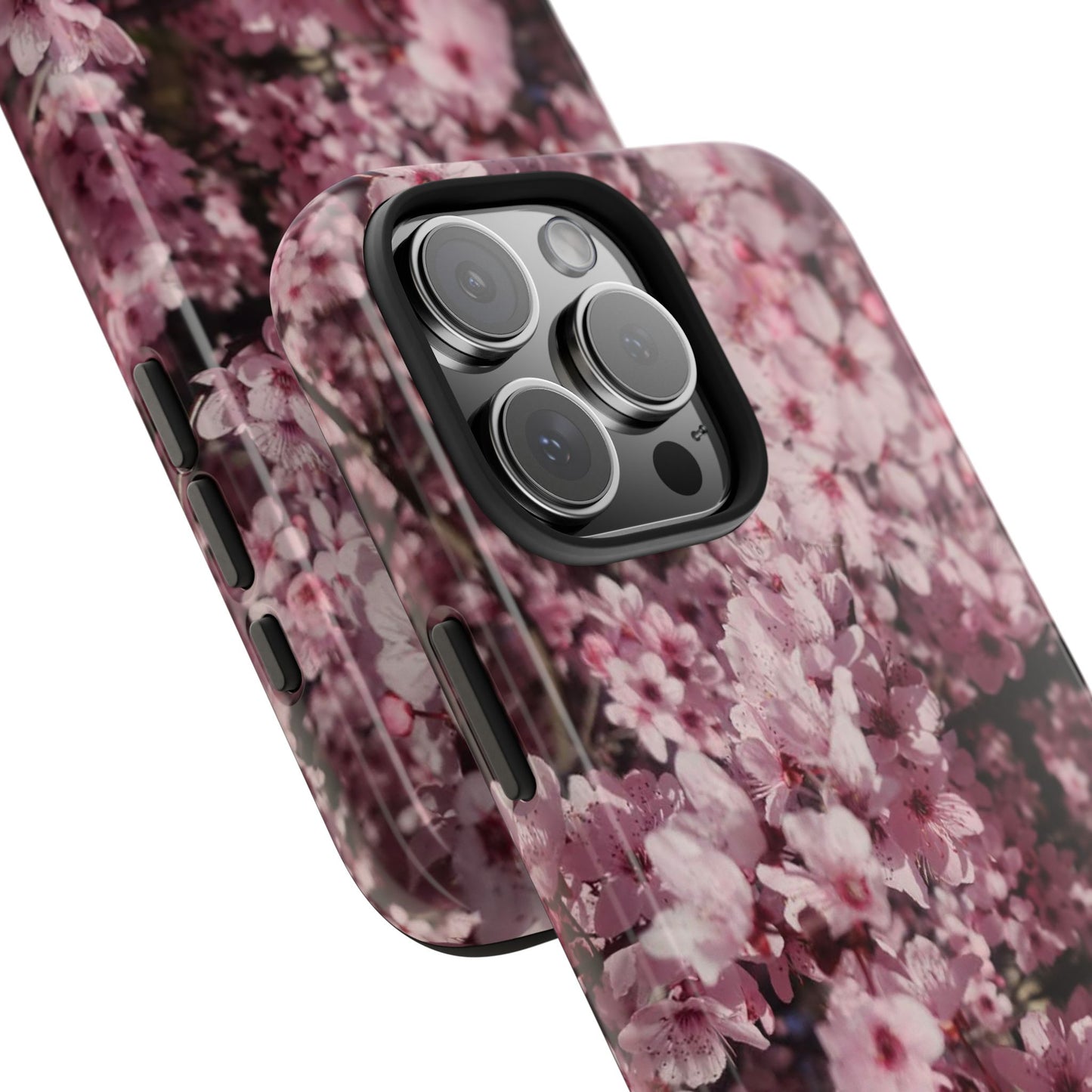 Cherry Blossom Tough Phone Case – Pink Floral Protective Phone Cover