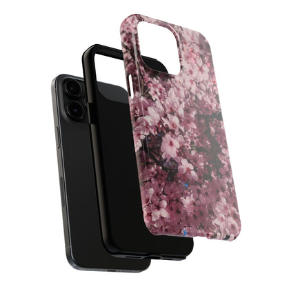 Cherry Blossom Tough Phone Case – Pink Floral Protective Phone Cover