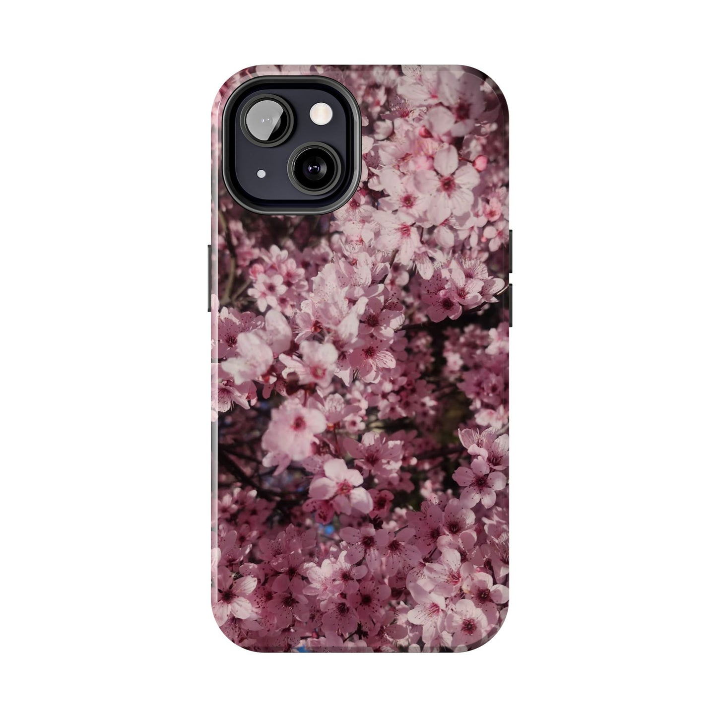 Cherry Blossom Tough Phone Case – Pink Floral Protective Phone Cover