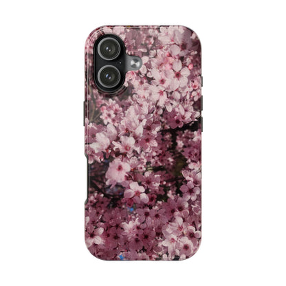 Cherry Blossom Tough Phone Case – Pink Floral Protective Phone Cover