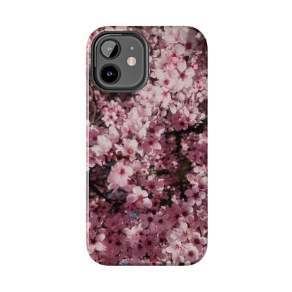 Cherry Blossom Tough Phone Case – Pink Floral Protective Phone Cover