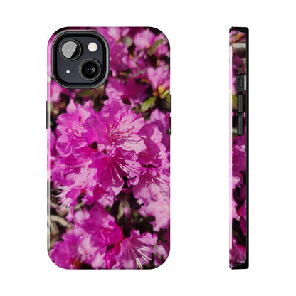 Pink Azalea Tough Phone Case — Floral Protective Phone Cover