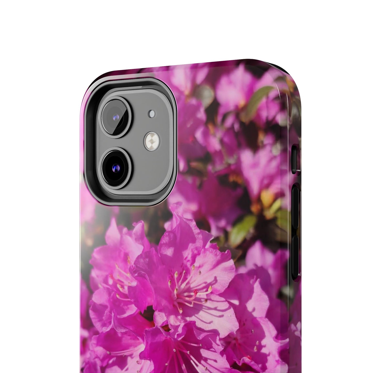 Pink Azalea Tough Phone Case — Floral Protective Phone Cover