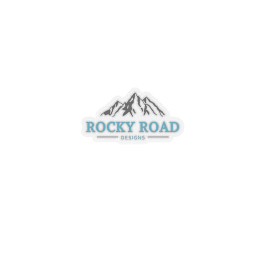 Custom Logo Kiss-Cut Sticker — Mountain Logo Decal for Laptops & Gear