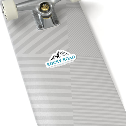 Custom Logo Kiss-Cut Sticker — Mountain Logo Decal for Laptops & Gear