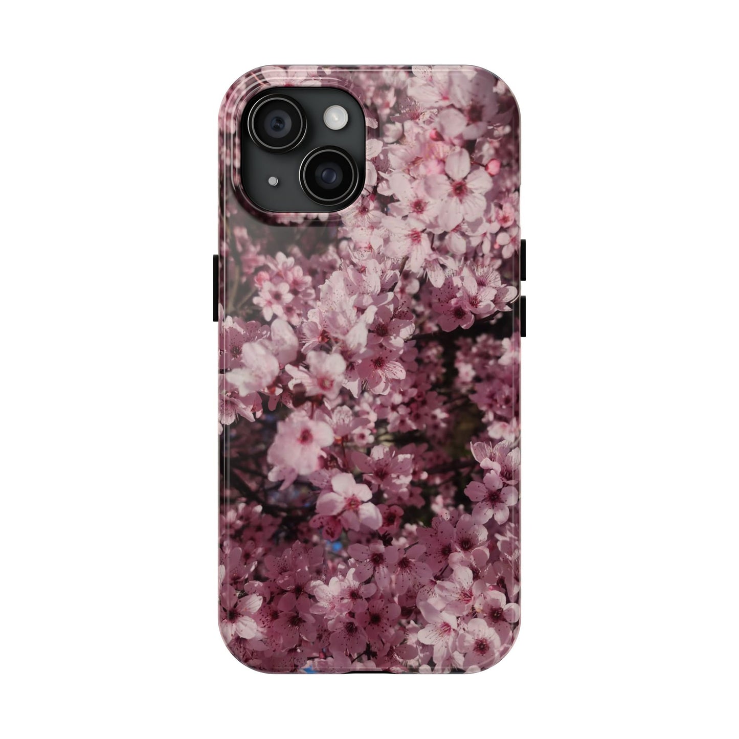Cherry Blossom Tough Phone Case – Pink Floral Protective Phone Cover
