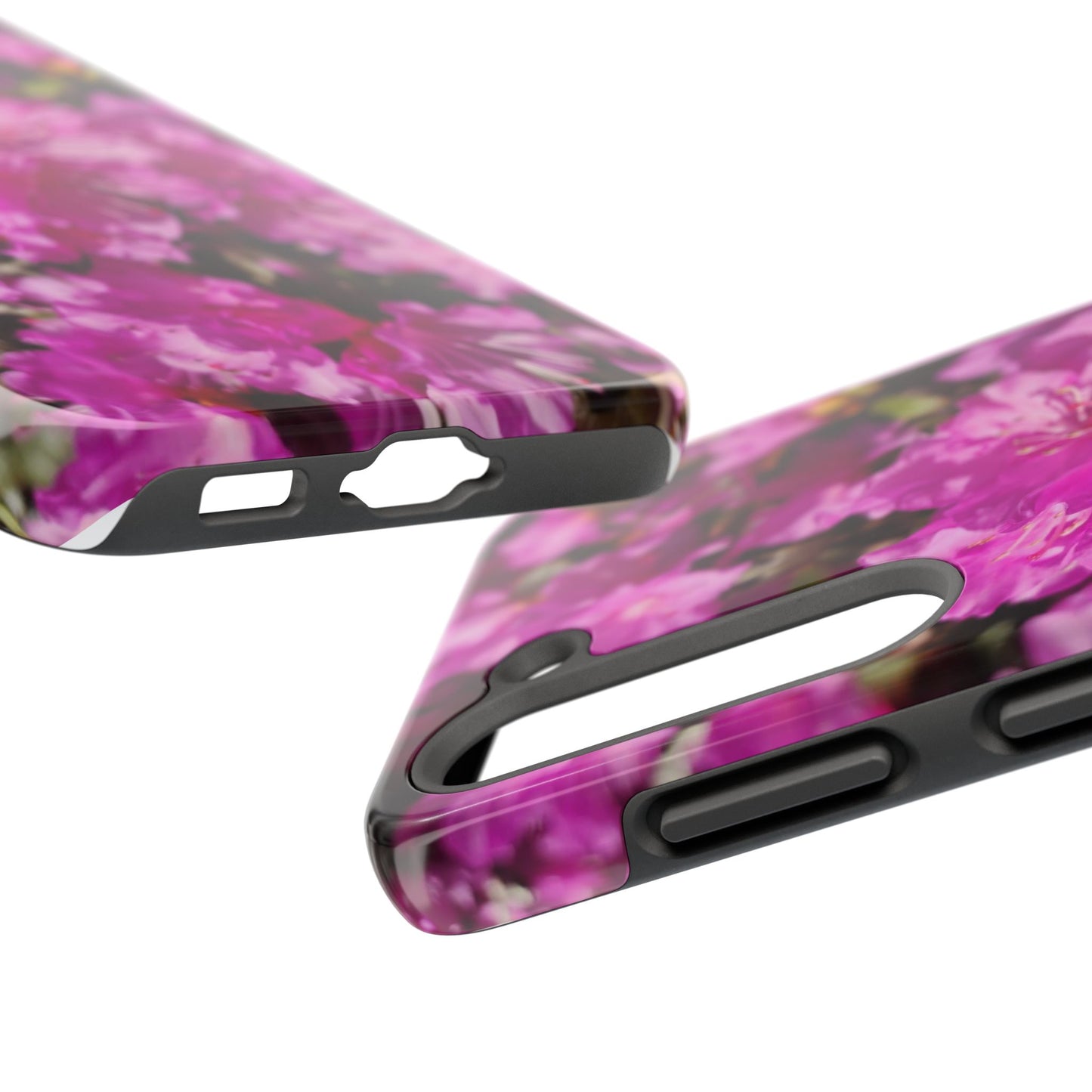 Pink Azalea Tough Phone Case — Floral Protective Phone Cover