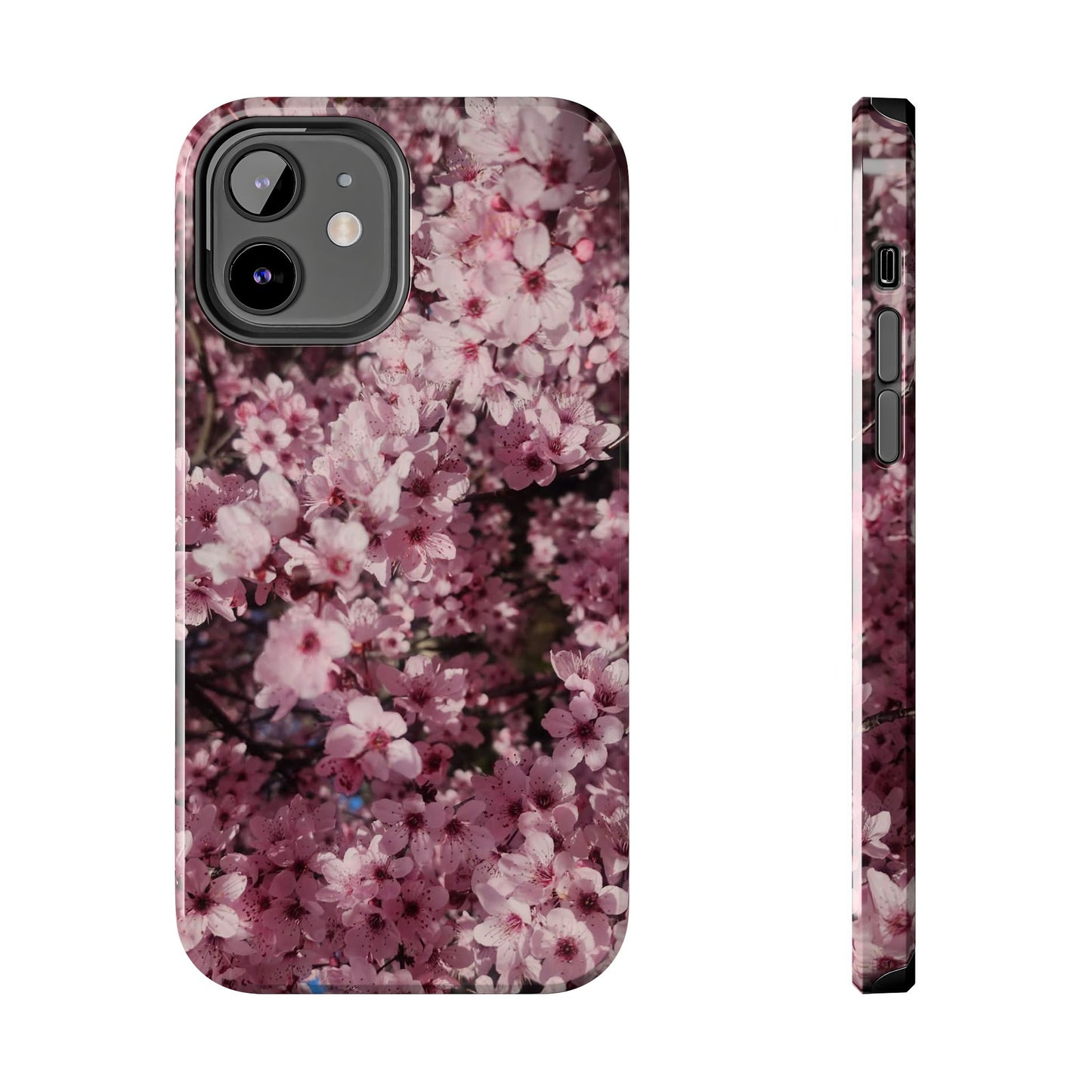 Cherry Blossom Tough Phone Case – Pink Floral Protective Phone Cover