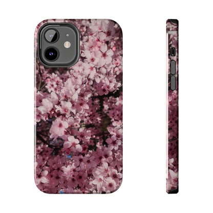 Cherry Blossom Tough Phone Case – Pink Floral Protective Phone Cover