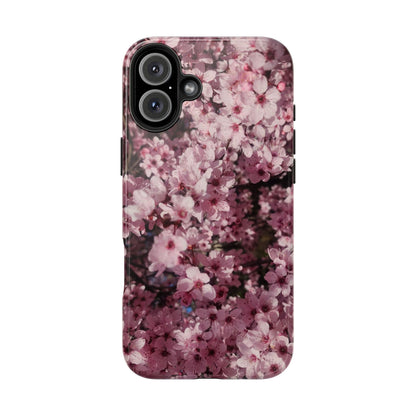 Cherry Blossom Tough Phone Case – Pink Floral Protective Phone Cover