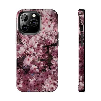Cherry Blossom Tough Phone Case – Pink Floral Protective Phone Cover