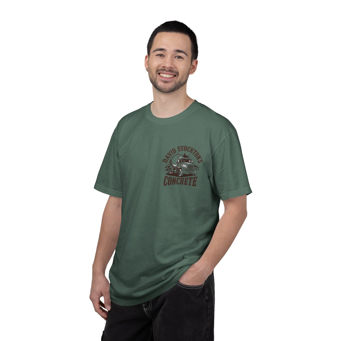 Concrete Company T-Shirt — David Stockton's Concrete Logo Work Tee