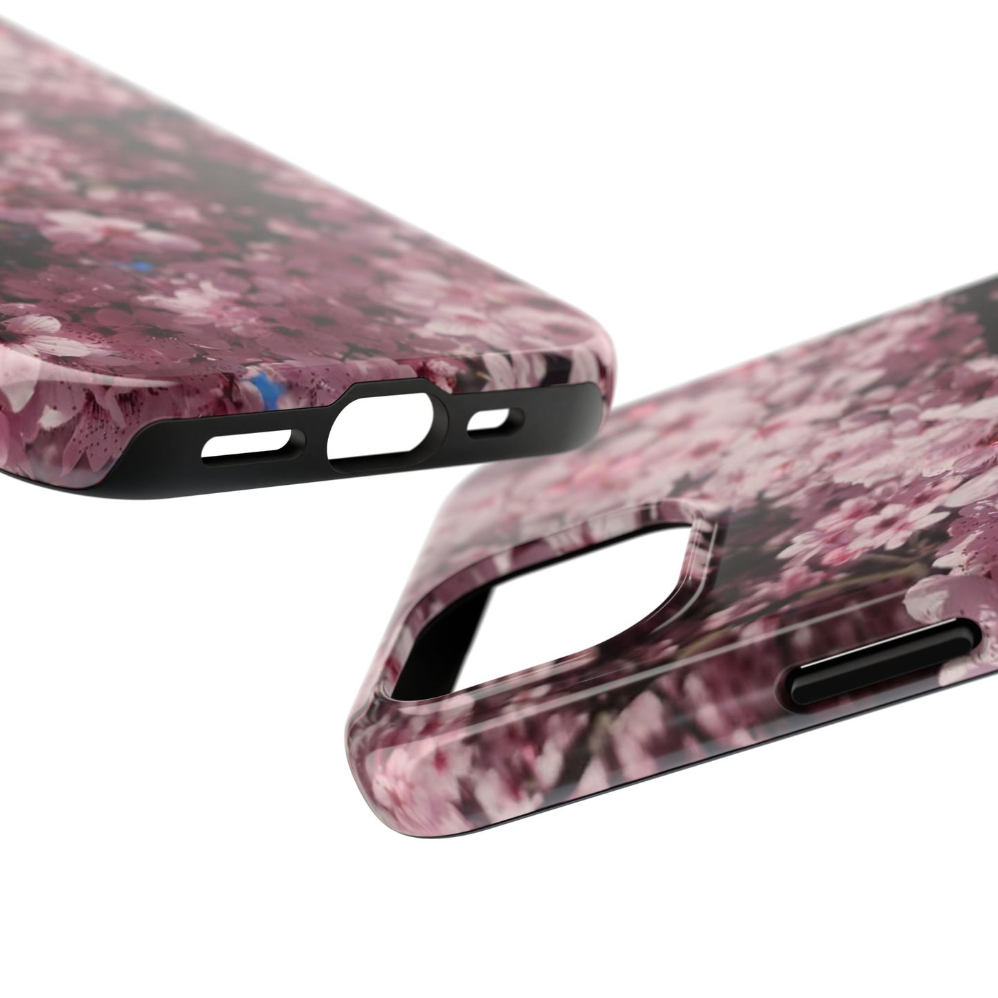 Cherry Blossom Tough Phone Case – Pink Floral Protective Phone Cover