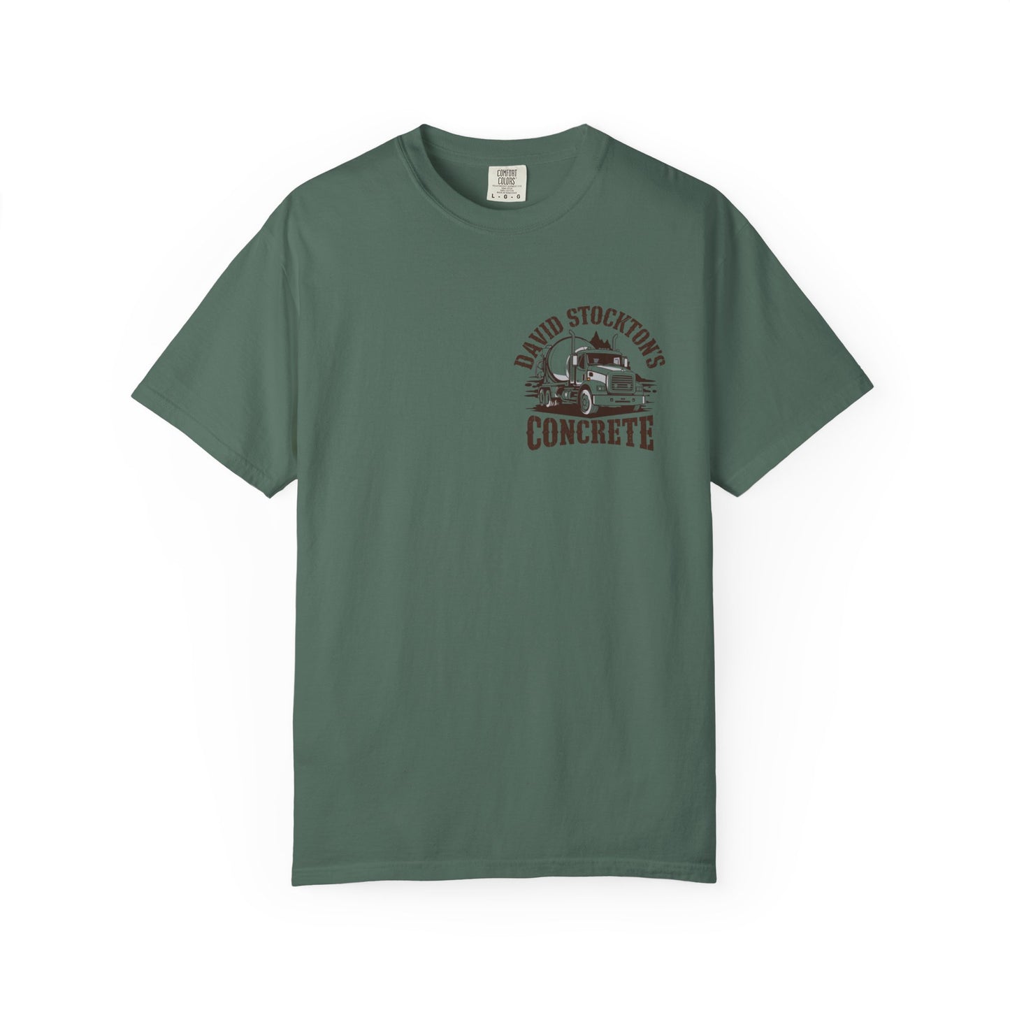 Concrete Company T-Shirt — David Stockton's Concrete Logo Work Tee