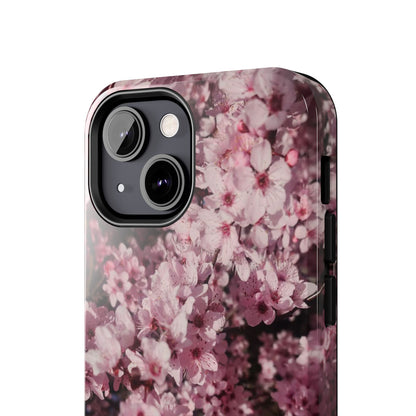Cherry Blossom Tough Phone Case – Pink Floral Protective Phone Cover