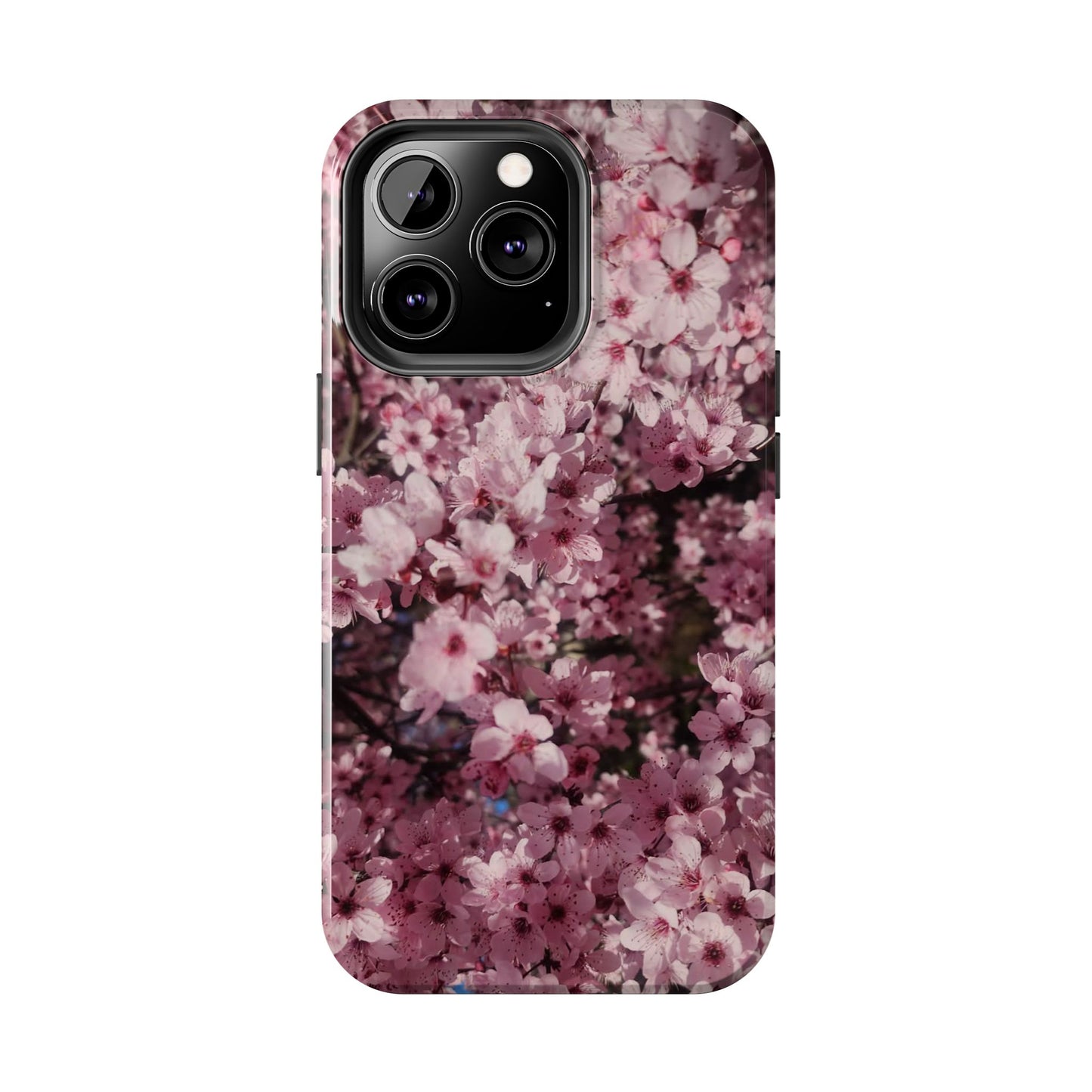 Cherry Blossom Tough Phone Case – Pink Floral Protective Phone Cover