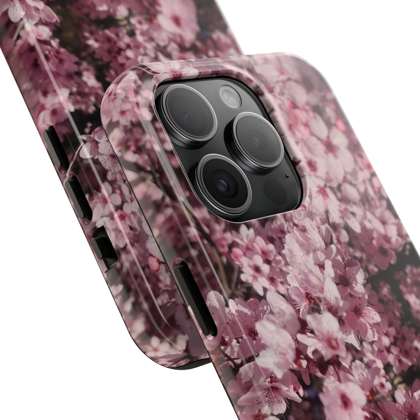 Cherry Blossom Tough Phone Case – Pink Floral Protective Phone Cover