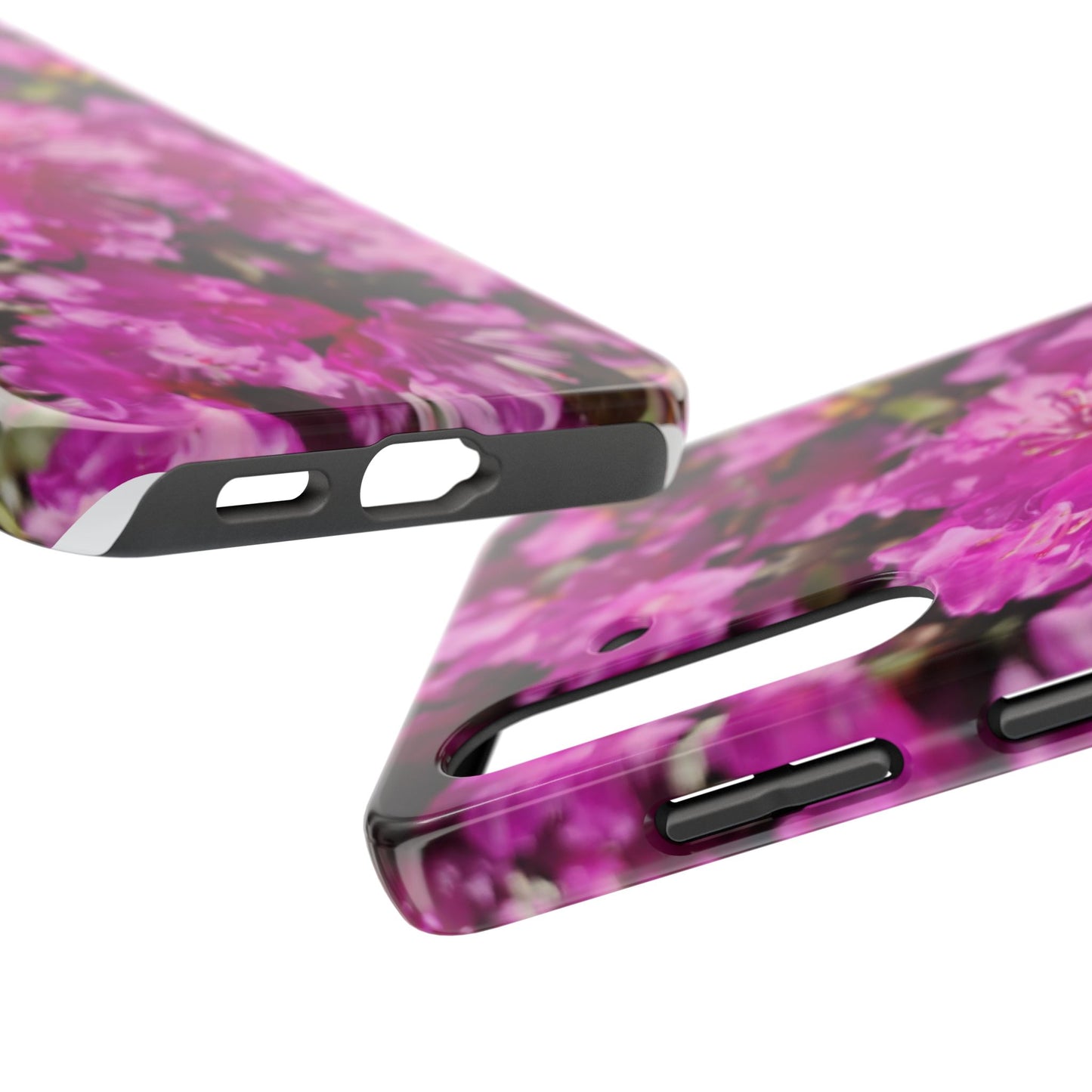 Pink Azalea Tough Phone Case — Floral Protective Phone Cover