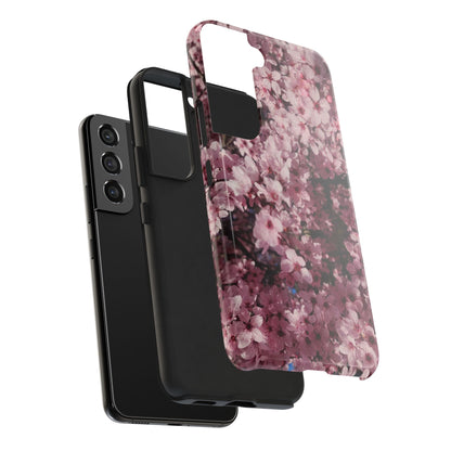 Cherry Blossom Tough Phone Case – Pink Floral Protective Phone Cover
