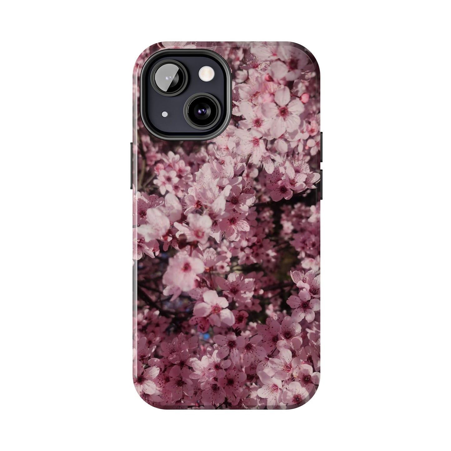 Cherry Blossom Tough Phone Case – Pink Floral Protective Phone Cover