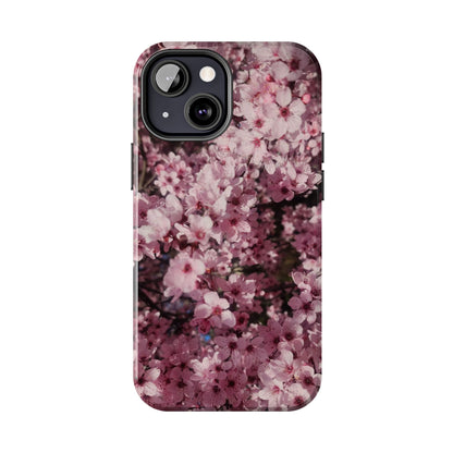 Cherry Blossom Tough Phone Case – Pink Floral Protective Phone Cover
