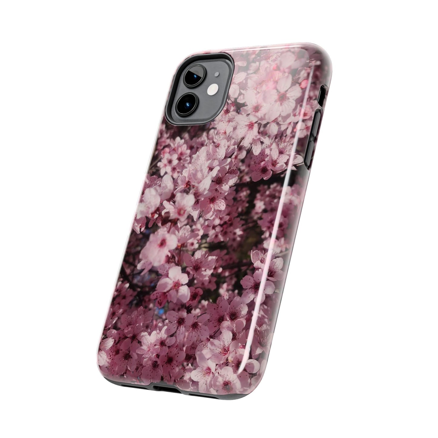 Cherry Blossom Tough Phone Case – Pink Floral Protective Phone Cover