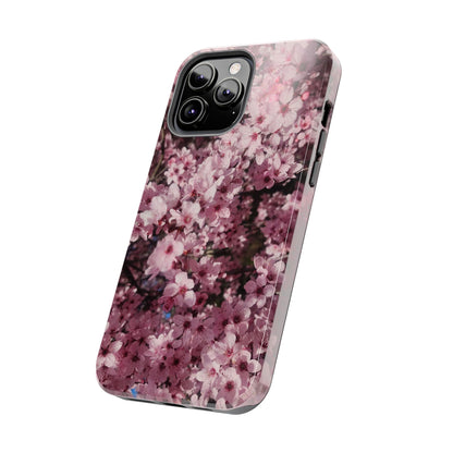 Cherry Blossom Tough Phone Case – Pink Floral Protective Phone Cover