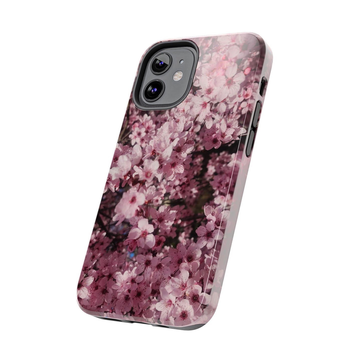 Cherry Blossom Tough Phone Case – Pink Floral Protective Phone Cover