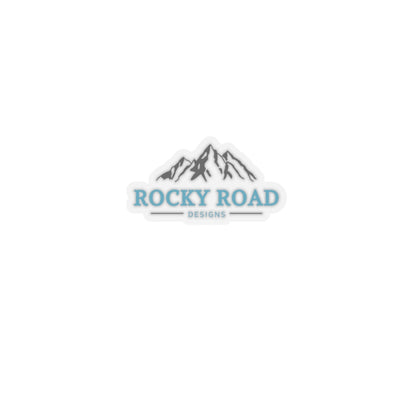 Custom Logo Kiss-Cut Sticker — Mountain Logo Decal for Laptops & Gear