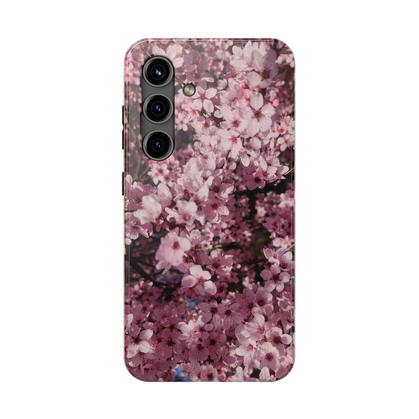 Cherry Blossom Tough Phone Case – Pink Floral Protective Phone Cover