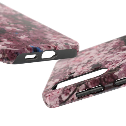 Cherry Blossom Tough Phone Case – Pink Floral Protective Phone Cover