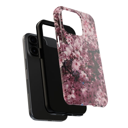 Cherry Blossom Tough Phone Case – Pink Floral Protective Phone Cover