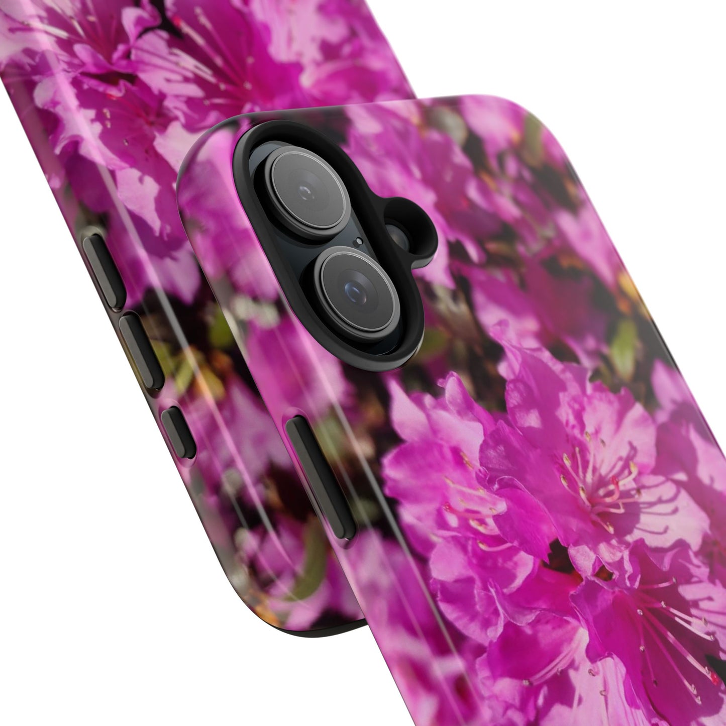 Pink Azalea Tough Phone Case — Floral Protective Phone Cover