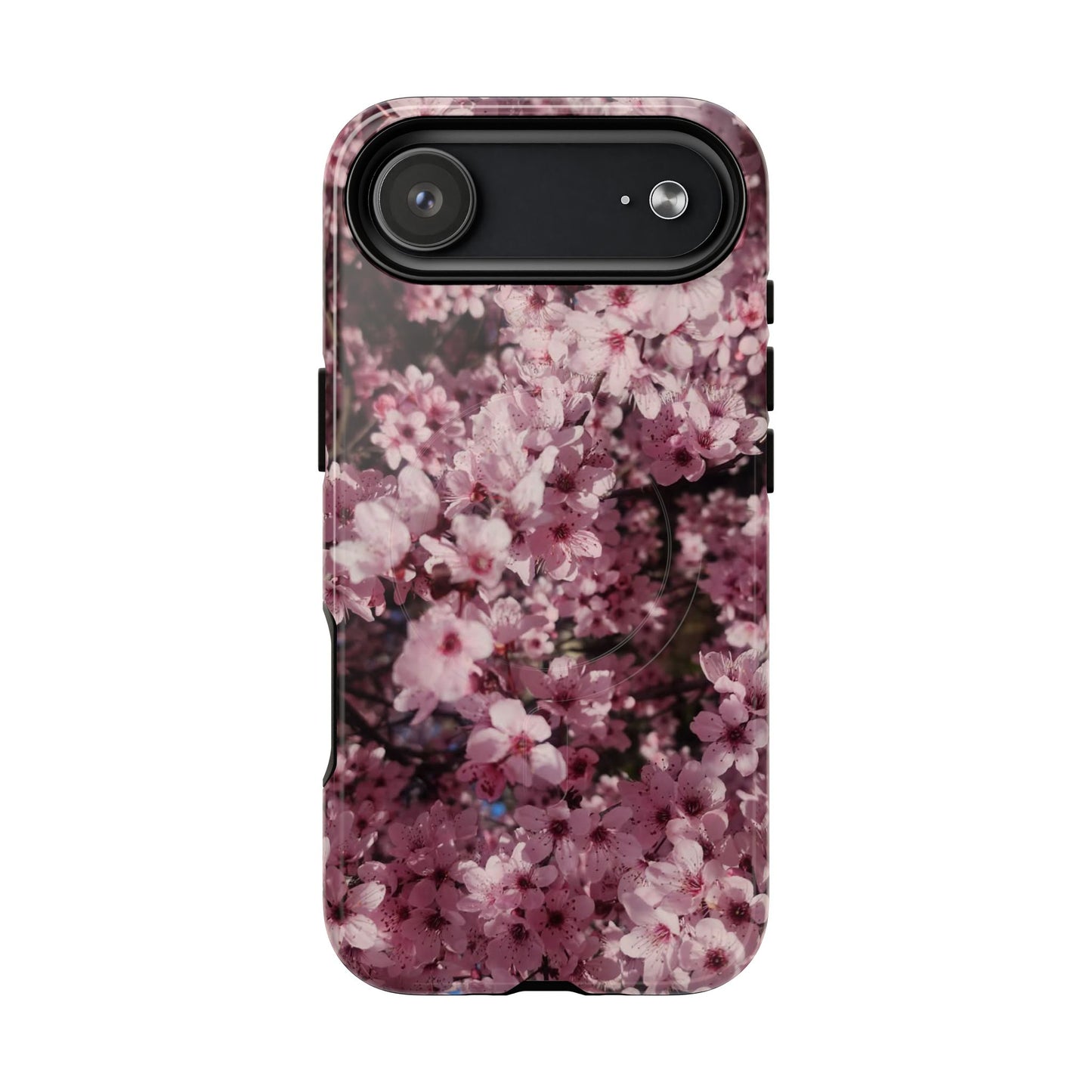 Cherry Blossom Tough Magnetic Phone Case – Pink Floral Protective Phone Cover