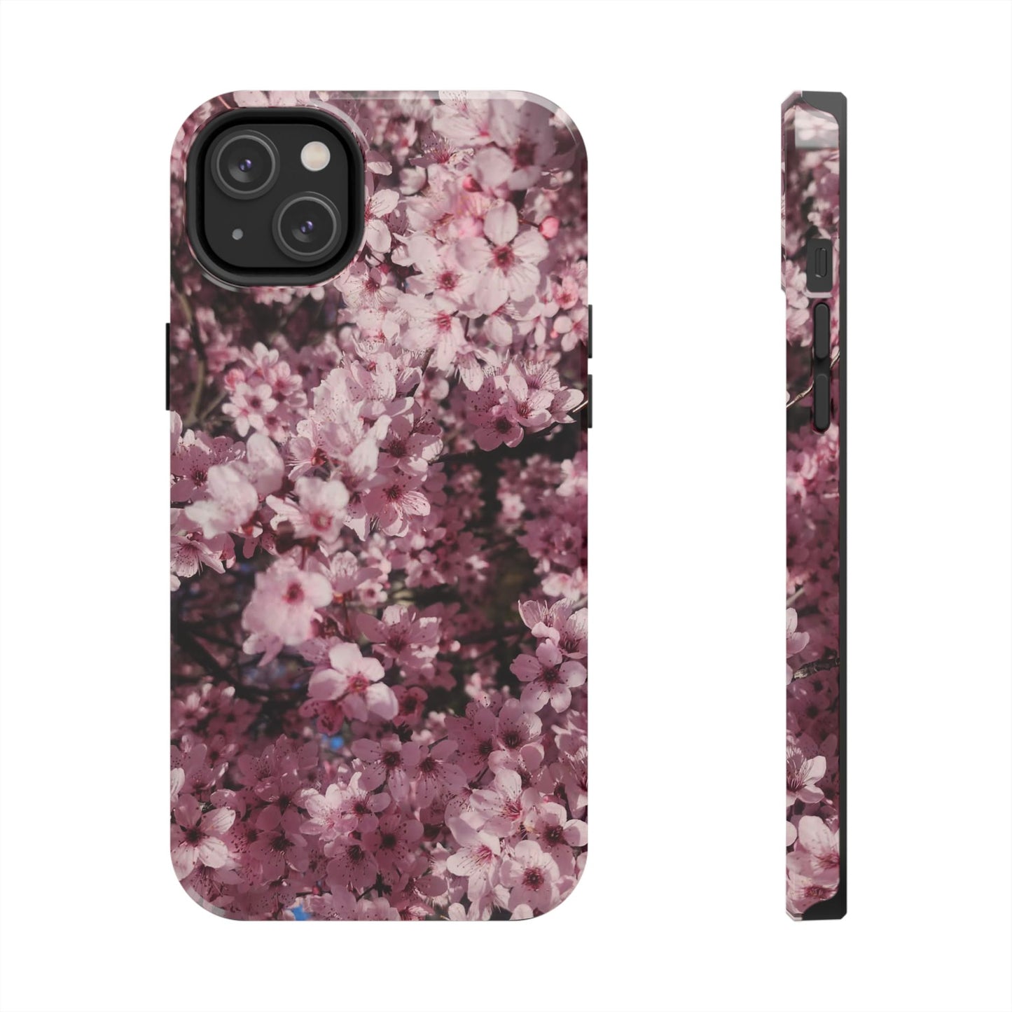 Cherry Blossom Tough Phone Case – Pink Floral Protective Phone Cover