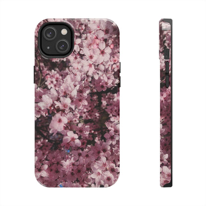 Cherry Blossom Tough Phone Case – Pink Floral Protective Phone Cover