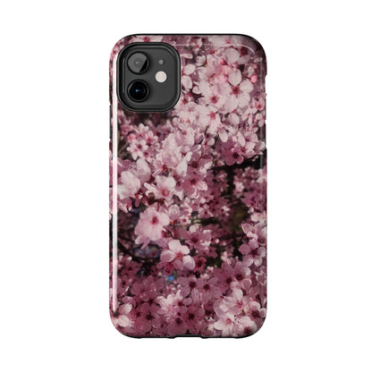 Cherry Blossom Tough Phone Case – Pink Floral Protective Phone Cover